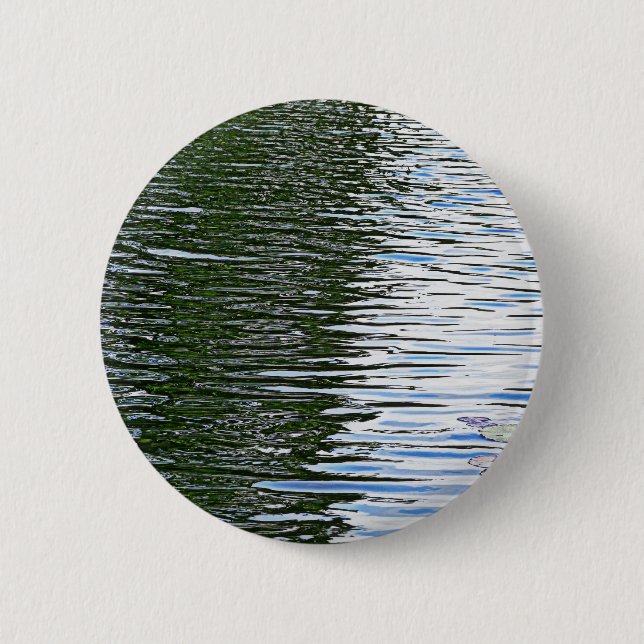 Rippling Water 2 Inch Round Button (Front)