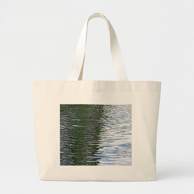 Rippling Water Large Tote Bag (Front)