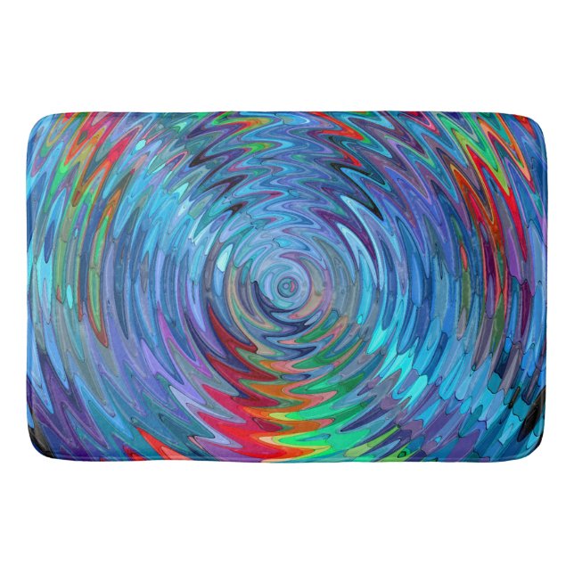 Rippling waters.... bath mat (Front)