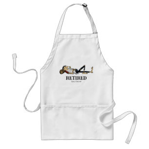RipVanWinkle Retired fun Standard Apron