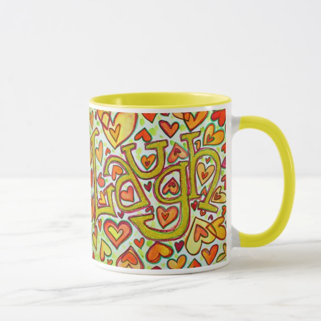 Rire Mot Mug ou Coupe (Droite)