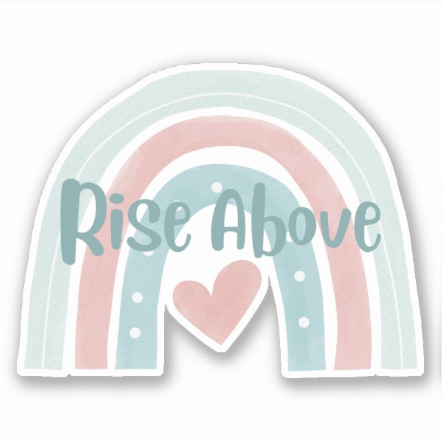 Rise Above Bohemian Rainbow  (Front)