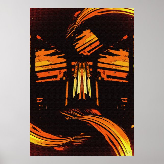 Rise Above Digital Art Poster (Front)