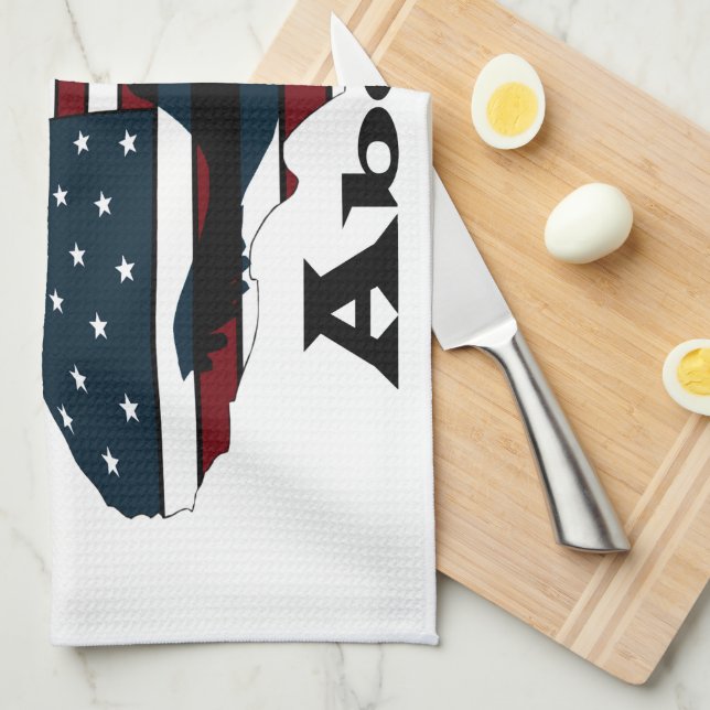 Rise above  kitchen towel (Quarter Fold)