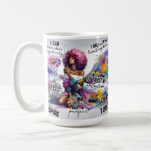 Rise Above Negativity Affirmation Coffee Mug