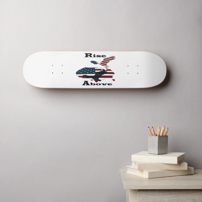 Rise above  skateboard (Wall Art (Horz))
