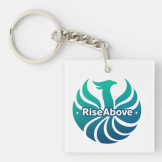 Rise Above – The Phoenix Within Keychain