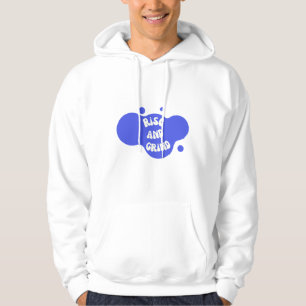 Rise and Grind Bubble Typography Hoodie