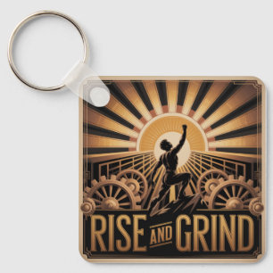 Rise And Grind Keychain