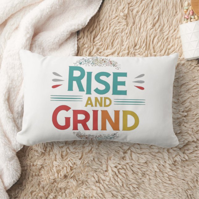 Rise and Grind Lumbar Pillow (Blanket)