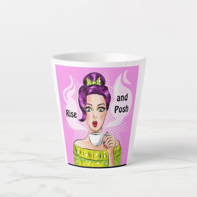 Rise and Posh Poshmark Coffee Mug (Front)