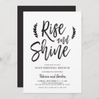 Rise and Shine After-Wedding Brunch