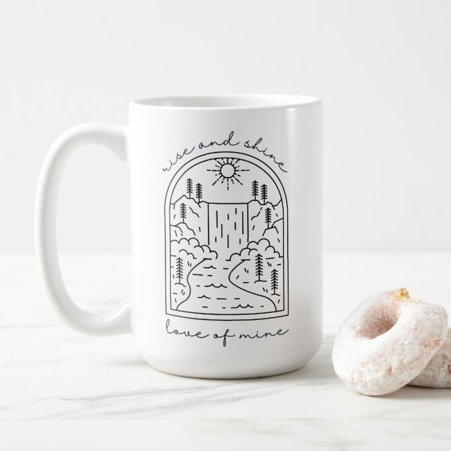 Rise and Shine Coffee Mug (With Donut)
