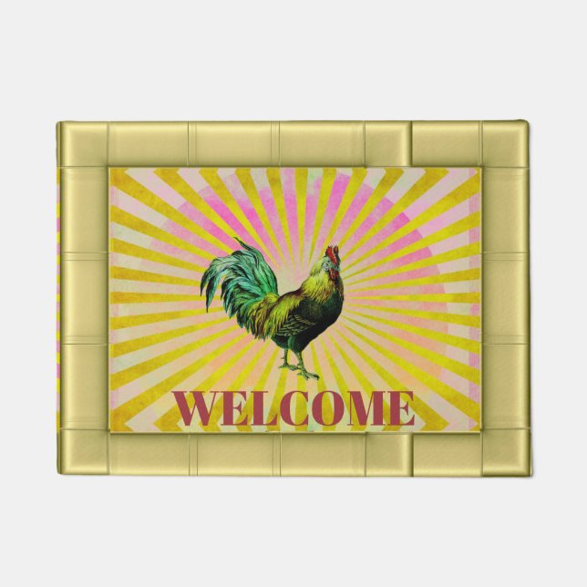 Rise and Shine Door Mat (Front)