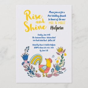 Rise and Shine Invitation
