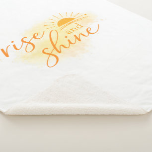 Rise and Shine Sherpa Blanket
