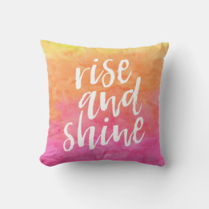 Rise and Shine   Sweet Dreams pillow