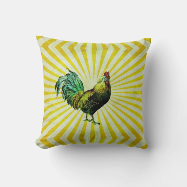 Rise and Shine Throw Pillow (Front)