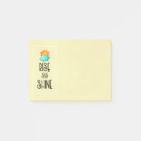 Rise and Shine Typography With Sun and Cloud