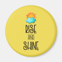 Rise and Shine Typography With Sunrise