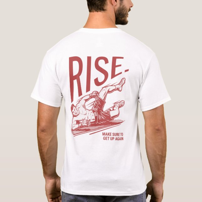 Rise. Boxer Tee (Back)