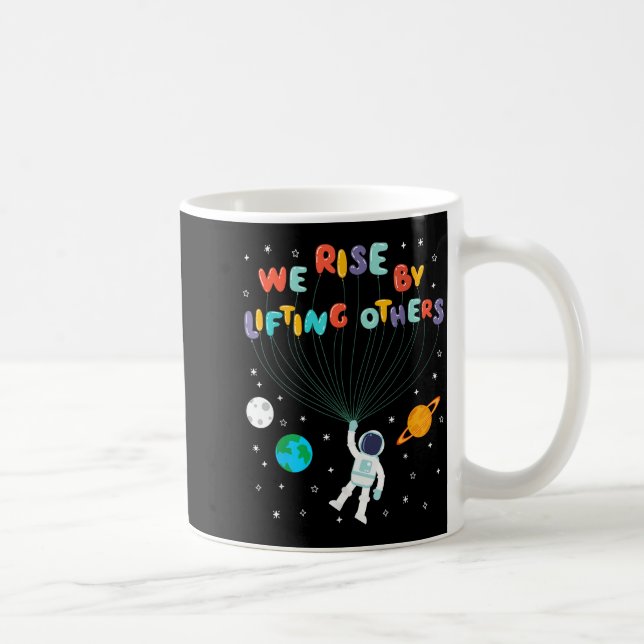 Rise Children Apparel Uni-kids Black Small We Rise Coffee Mug (Right)