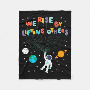 Rise Children Apparel Uni-kids Black Small We Rise Fleece Blanket