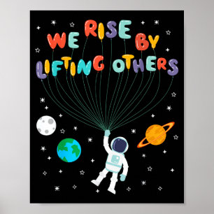 Rise Children Apparel Uni-kids Black Small We Rise Poster