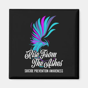 Rise From Phoenix The Ashes Suicide Prevention Awa Magnet