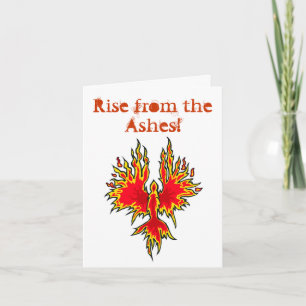 Rise From The Ashes — Phoenix Notecard