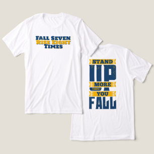 Rise More Than You Fall Motivational  Tri-Blend Shirt