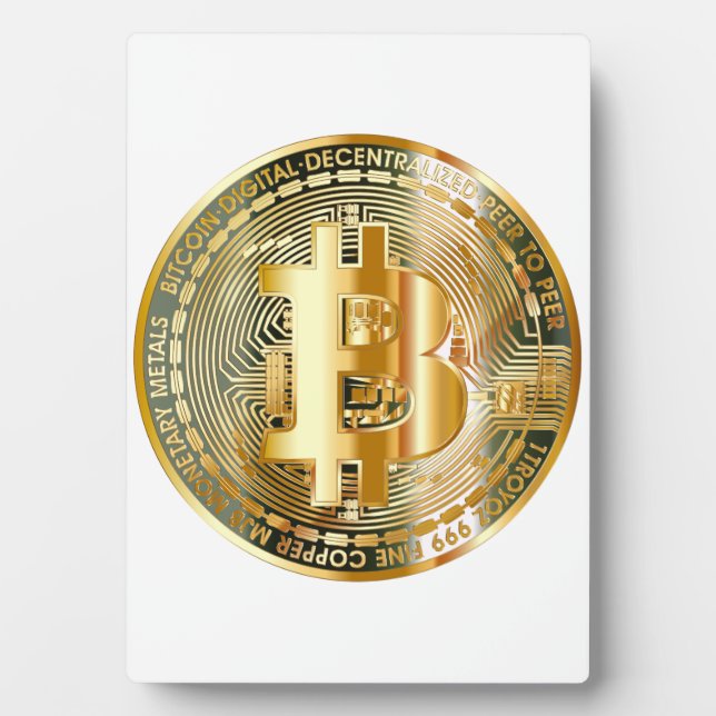 Rise of Bitcoin: Unleashing the Digital Revolution Plaque (Front)