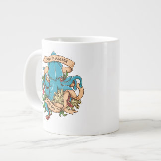 Rise of Kraken Monster Octopus Large Coffee Mug
