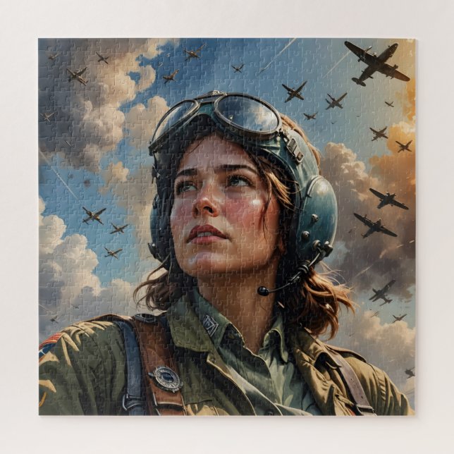 Rise of the Aviator Jigsaw Puzzle (Vertical)