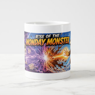 Rise of the Monday Monster – Espresso Enforcer Large Coffee Mug