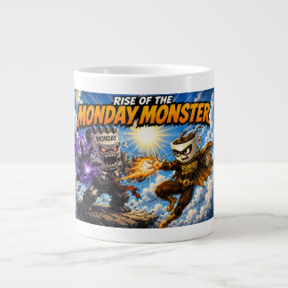 Rise of the Monday Monster – Espresso Enforcer Large Coffee Mug