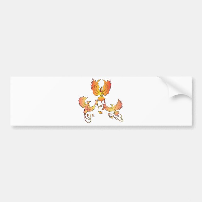 rise of the phoenix bumper sticker (Front)