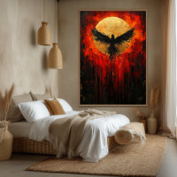 Rise of the Phoenix Contemporary Expressionist Art