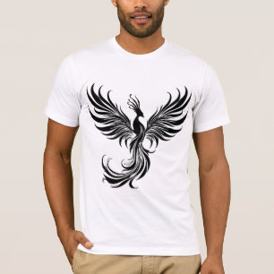 Rise of the Phoenix – Fiery Mythical Bird T-Shirt