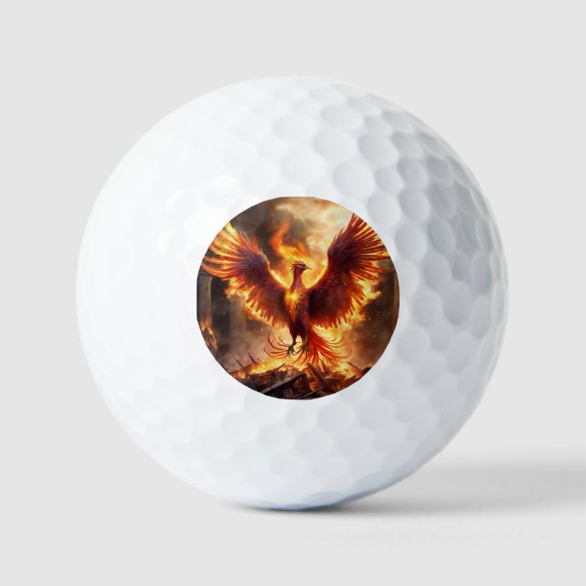 Rise of the Phoenix Golf Balls (Front)