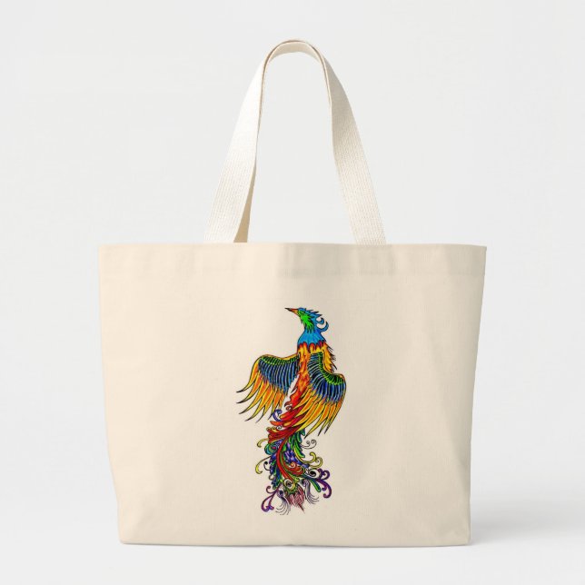 Rise of the Phoenix Large Tote Bag (Front)