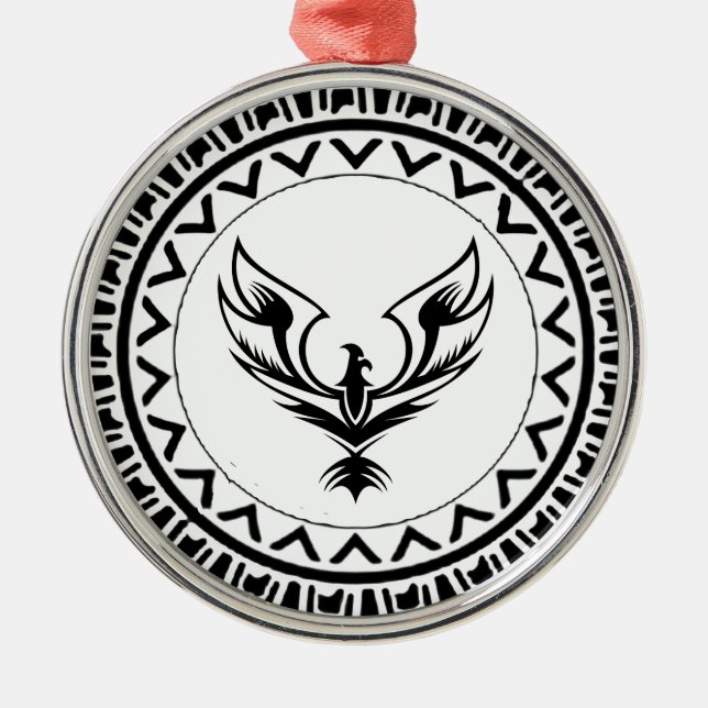 Rise of the Phoenix Metal Ornament (Front)