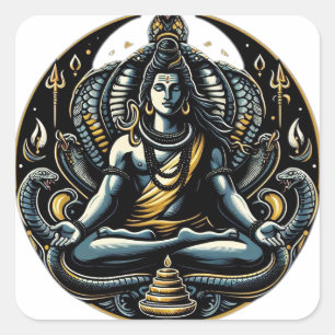 Rise of the Serpent Lord" Square Sticker