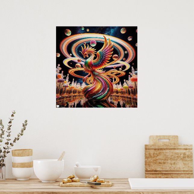 "Rise" - Phonenix Candyland Poster (Kitchen)