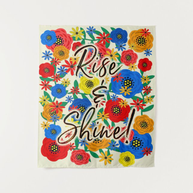 Rise & Shine Medium Tapestry (Front)