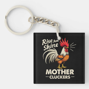 Rise & Shine Mère Cluckers Drôle Rooster Agricole