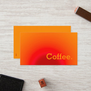 Rise Simple Loyalty Coffee Punch-Card Card