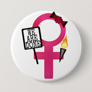 Rise to the Matriarchy 3 Inch Round Button