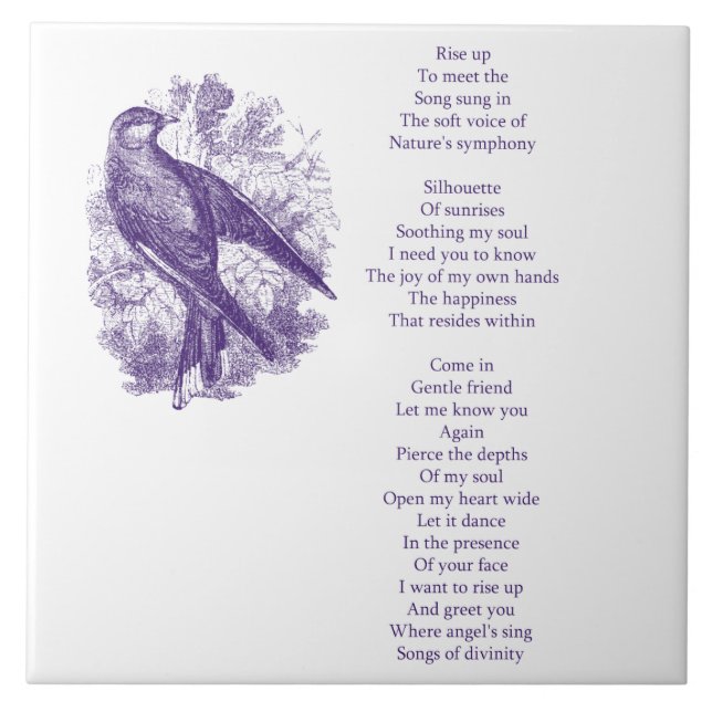 Rise Up Poem Tile (Front)