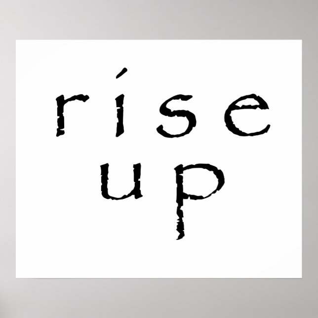 rise up poster (Front)